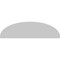Ekena Millwork Elliptical 3 Spoke Architectural Grade PVC Pediment, 36"W x 10"H x 2"P PEDPS036X100ELL03 - alternate 6
